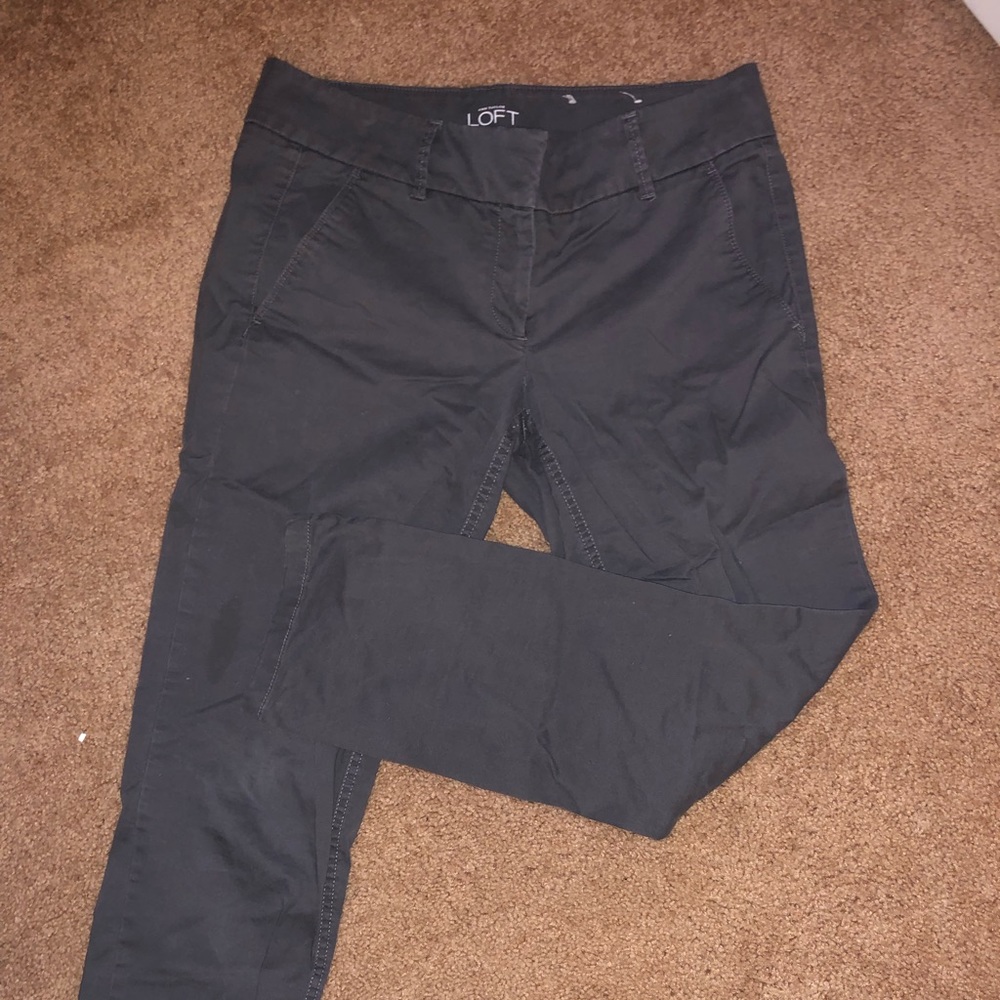 Loft gray pants